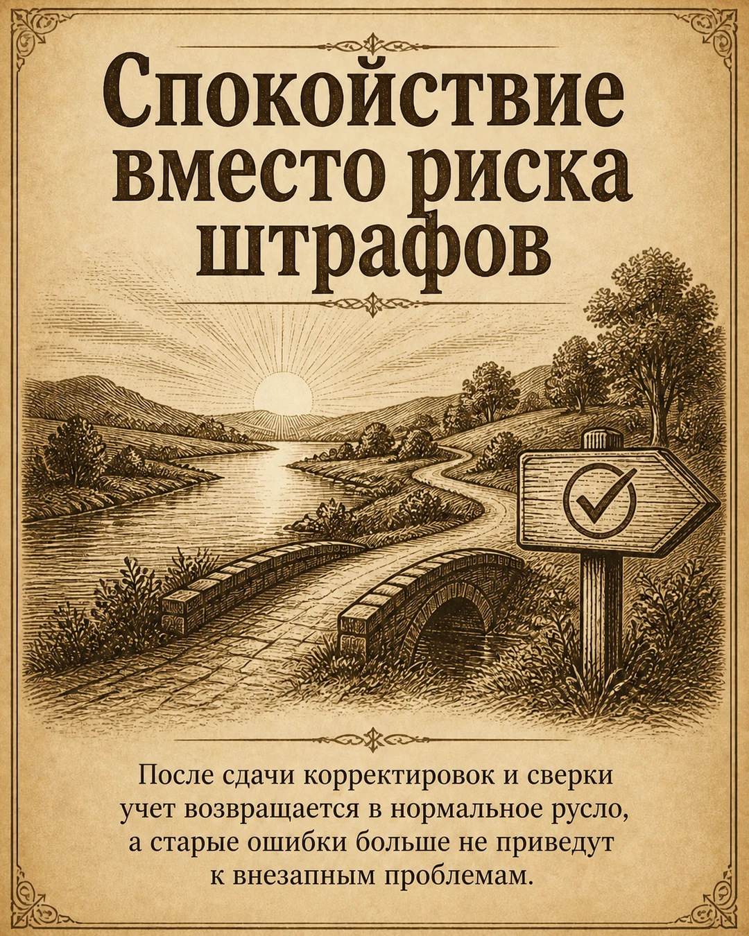 Слайд о проверке исправленного бухгалтерского учёта