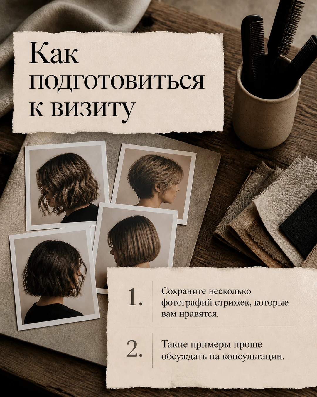 Слайд о подготовке примеров перед визитом