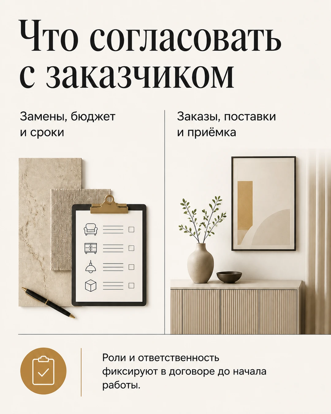 Слайд о согласовании ролей с заказчиком