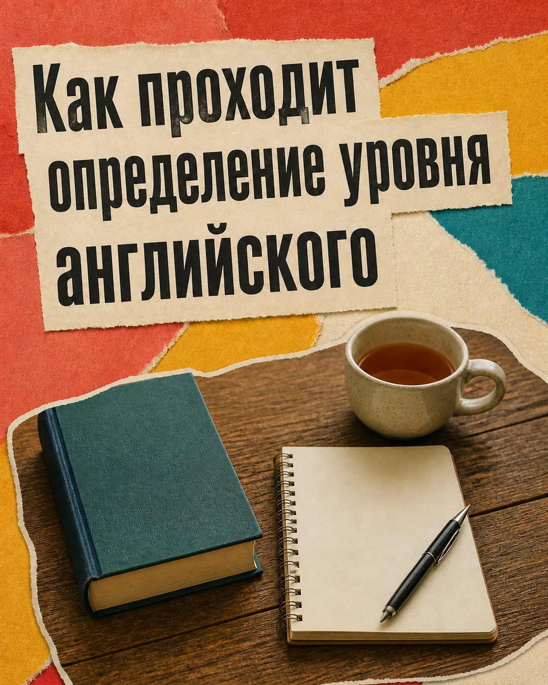 Обложка поста об определении уровня английского