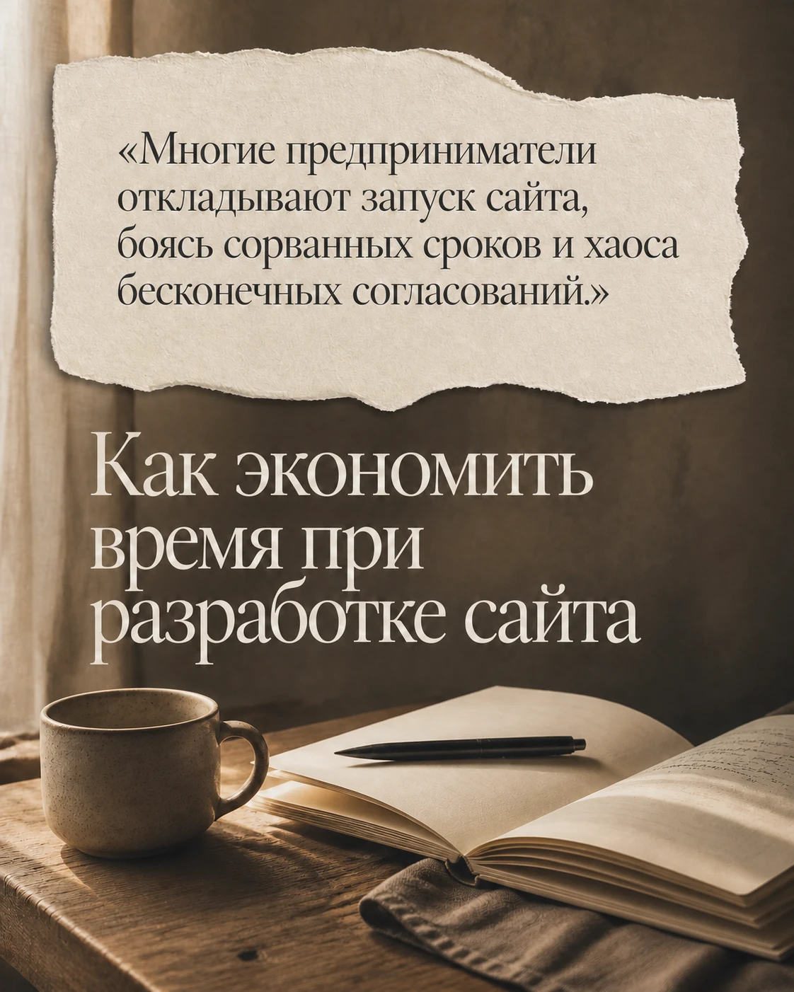 Слайд 1: как экономить время при разработке сайта