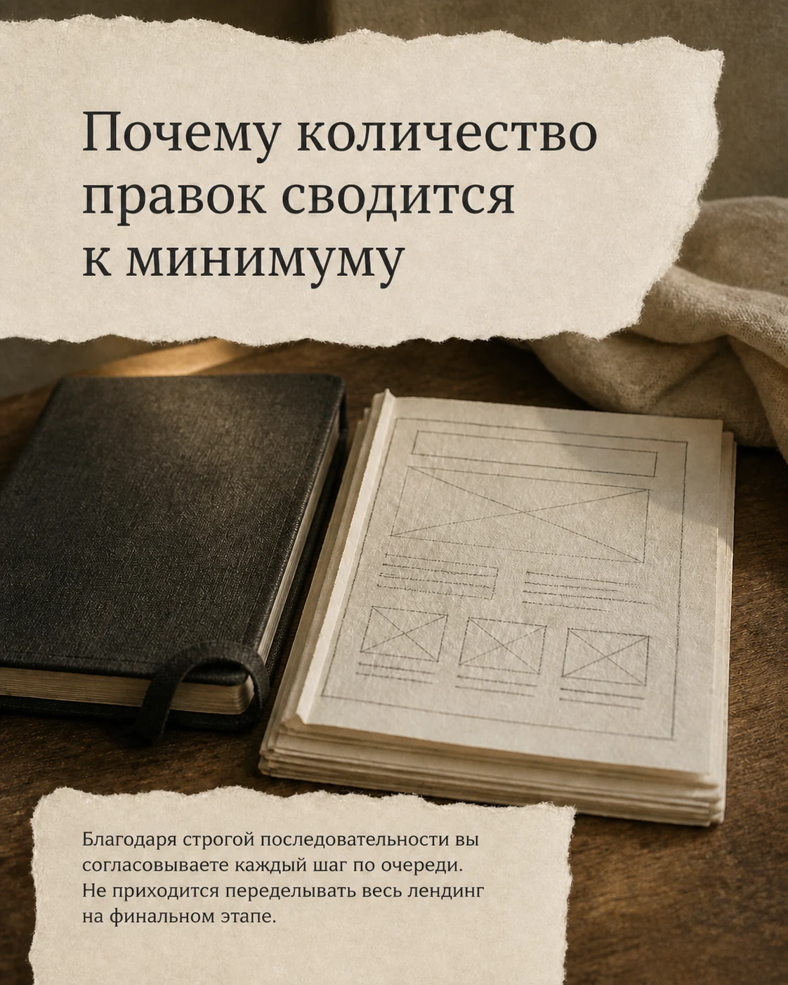 Слайд 4: почему количество правок сводится к минимуму