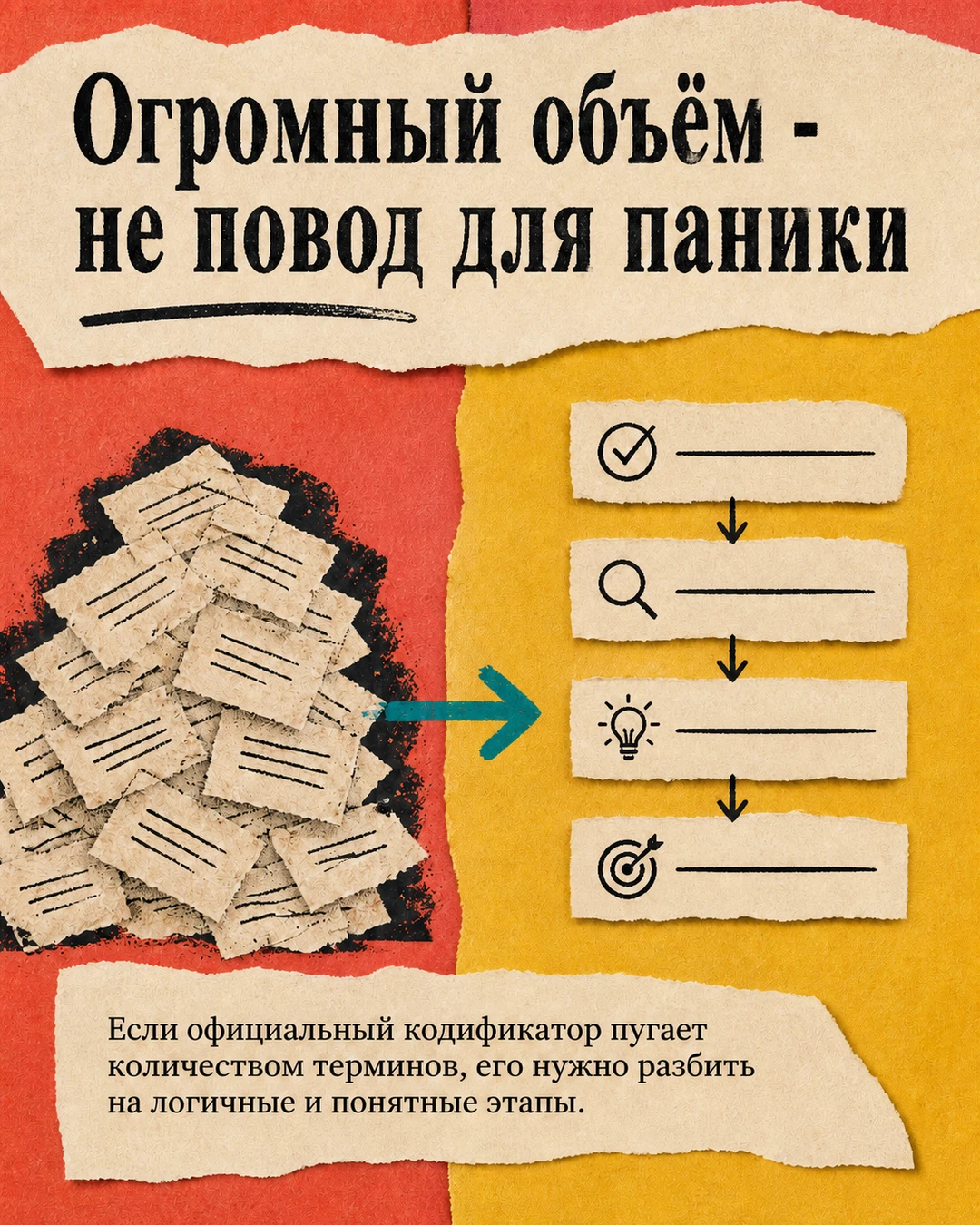 Слайд о разделении программы на этапы